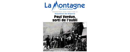 La presse en parle – Le fonds photographique Verdun du Club Alpin Français de Bagnères-de-Bigorre